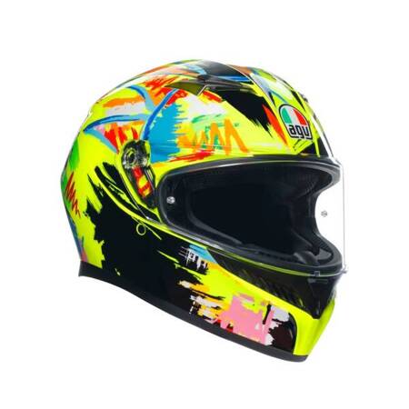 KASK MOTOCYKLOWY AGV K3 ROSSI WINTER TEST 2019