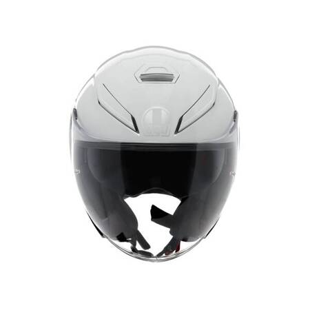 KASK MOTOCYKLOWY AGV K5 JET EVO BIAŁY POŁYSK