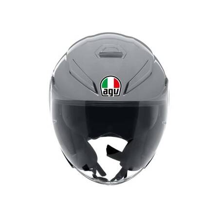 KASK MOTOCYKLOWY AGV K5 JET EVO SZARY