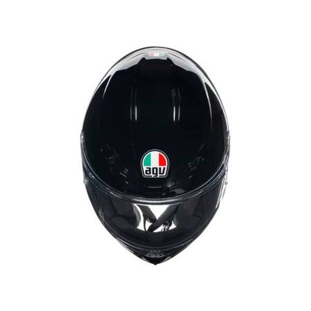 KASK MOTOCYKLOWY AGV K6 S CZARNY POŁYSK