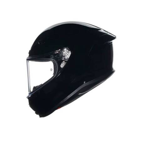 KASK MOTOCYKLOWY AGV K6 S CZARNY POŁYSK