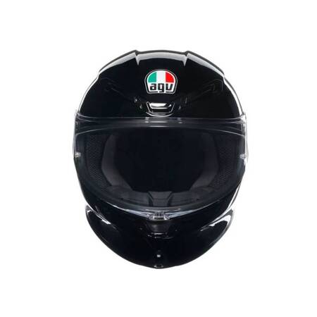 KASK MOTOCYKLOWY AGV K6 S CZARNY POŁYSK