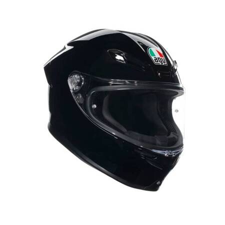 KASK MOTOCYKLOWY AGV K6 S CZARNY POŁYSK