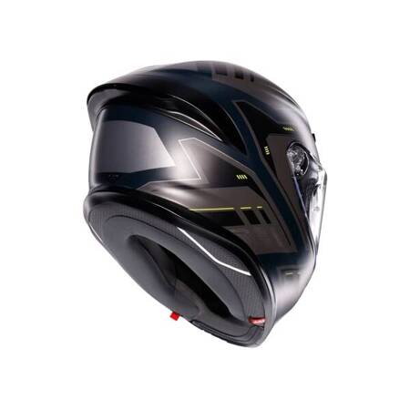 KASK MOTOCYKLOWY AGV K6 S ENHANCE SZARY/ŻÓŁTY-FLUO