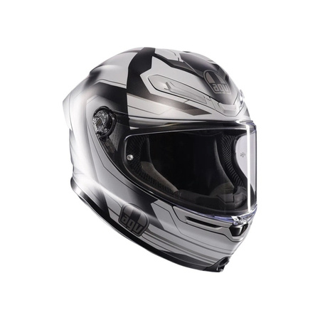 KASK MOTOCYKLOWY AGV K6 S ULTRASONIC CZARNO/SZARY MAT