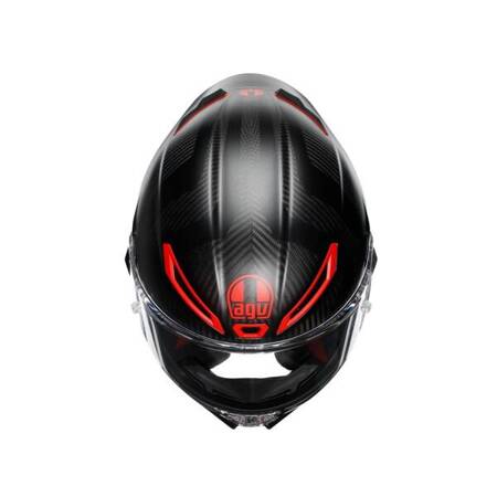 KASK MOTOCYKLOWY AGV PISTA GP RR INTREPIDO CARBON/CZERWONY