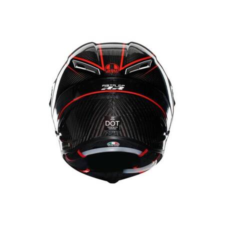 KASK MOTOCYKLOWY AGV PISTA GP RR PERFORMANTE CARBON/CZERWONY