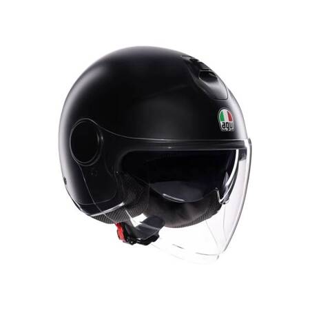 KASK MOTOCYKLOWY OTWARTY AGV ETERES CZARNY MAT