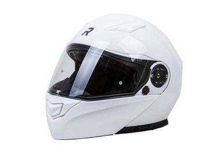 KASK MOTOCYKLOWY RHINO HIGHWAY WHITE GLOSS + PINLOCK