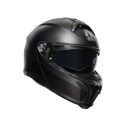 KASK MOTOCYKLOWY SZCZĘKOWY AGV TOURMODULAR CZARNY MAT