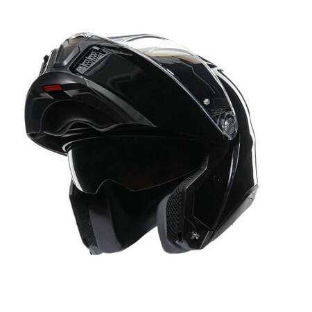 KASK MOTOCYKLOWY SZCZĘKOWY AGV TOURMODULAR CZARNY POŁYSK