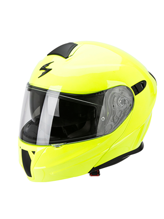 KASK SCORPION EXO-920 SOLID ŻÓŁTY SZCZĘKOWY