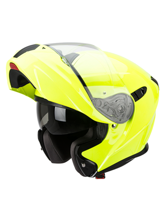 KASK SCORPION EXO-920 SOLID ŻÓŁTY SZCZĘKOWY