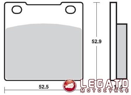 KLOCKI HAMULCOWE SBS 526 DCC