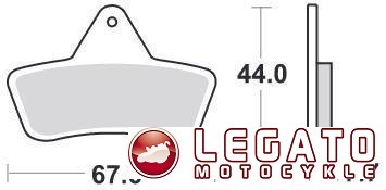 KLOCKI HAMULCOWE SBS 758 RSI