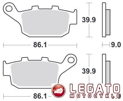 KLOCKI HAMULCOWE SBS 881 LS