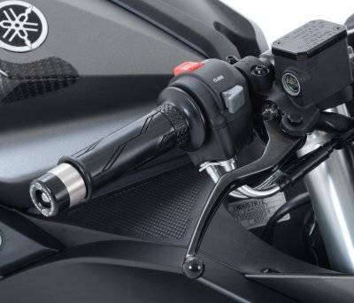 KOŃCÓWKI KIEROWNICY R&G  YAMAHA YZF-R125 14-18, BLACK