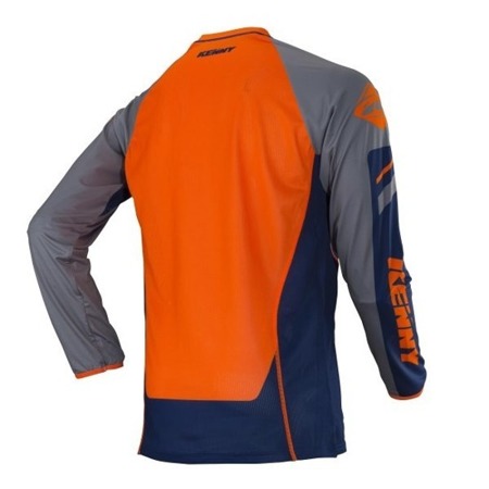 KOSZULKA ENDURO CROSS KENNY TITANIUM NAVY ORANGE 