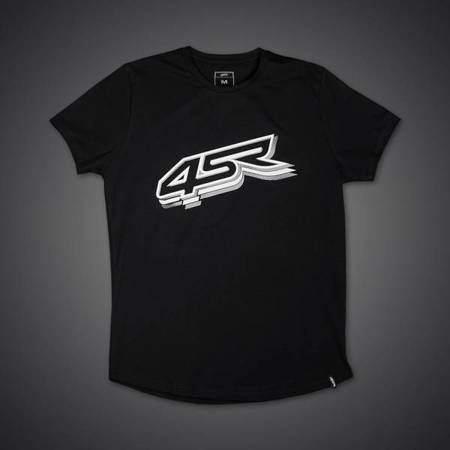 KOSZULKA MĘSKA T-SHIRT 4SR LOGO BLACK