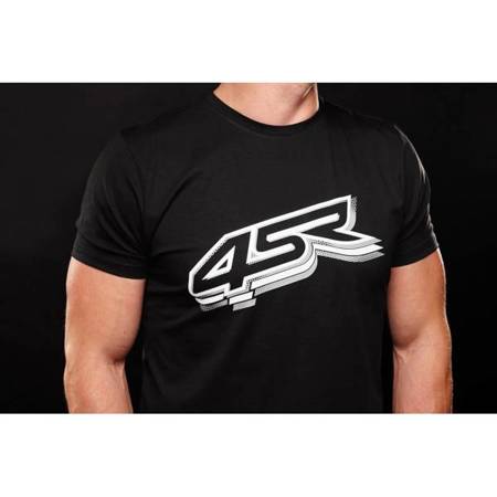 KOSZULKA MĘSKA T-SHIRT 4SR LOGO BLACK