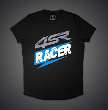 KOSZULKA MĘSKA T-SHIRT 4SR RACER BLACK