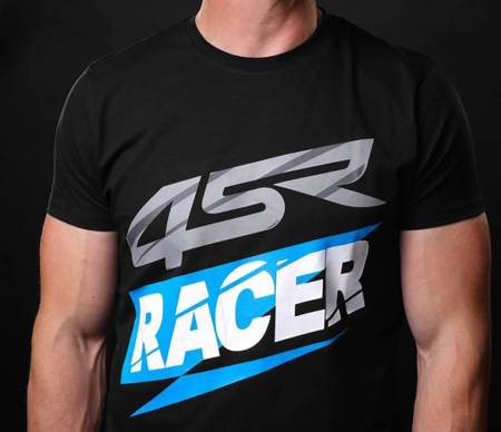 KOSZULKA MĘSKA T-SHIRT 4SR RACER BLACK