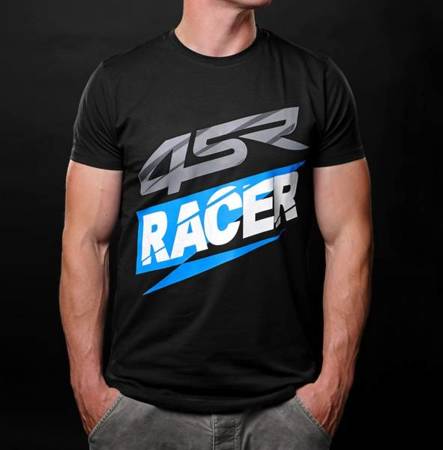 KOSZULKA MĘSKA T-SHIRT 4SR RACER BLACK