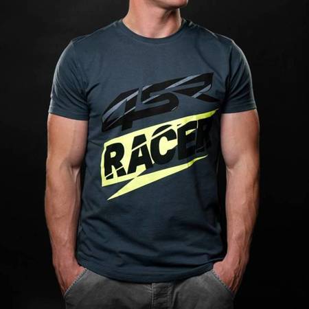 KOSZULKA MĘSKA T-SHIRT 4SR RACER GREY