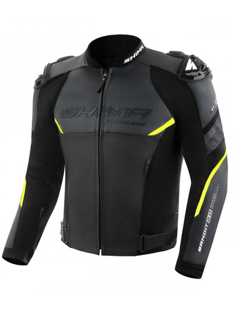 KURTKA MOTOCYKLOWA SKÓRZANA BANDIT 2.0 MEN JKT FLUO SHIMA