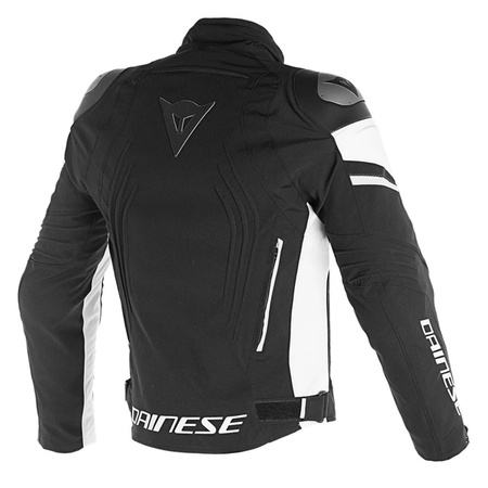 KURTKA MOTOCYKLOWA Z MEMBRANĄ DAINESE RACING 3 D-DRY CZARNO/BIAŁA