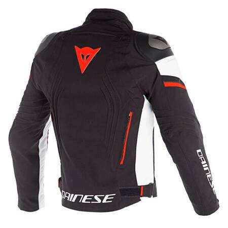 KURTKA MOTOCYKLOWA Z MEMBRANĄ DAINESE RACING 3 D-DRY CZARNO/BIAŁO/CZERWONA