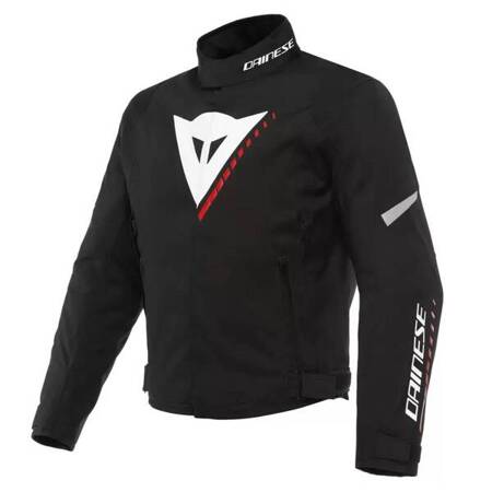 KURTKA MOTOCYKLOWA Z MEMBRANĄ I OCIEPLENIEM DAINESE VELOCE D-DRY CZARNO/BIAŁO/CZERWONA