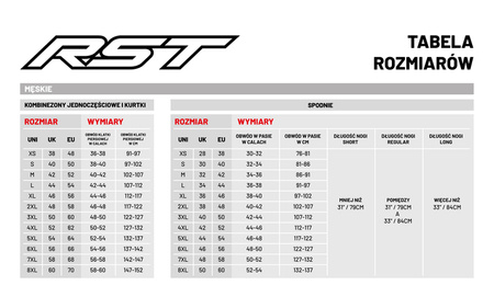 KURTKA SKÓRZANA RST S1 CE BLACK/BLACK/WHITE  (2977)