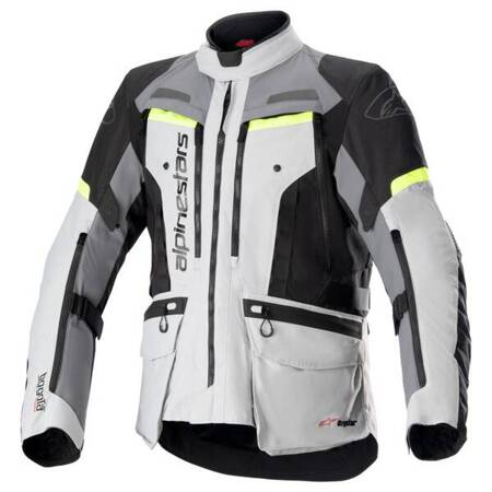 KURTKA TEKSTYLNA ALPINESTARS BOGOTA PRO DRYSTAR ICE GREY/DARK GREY/YELLOW FLUO