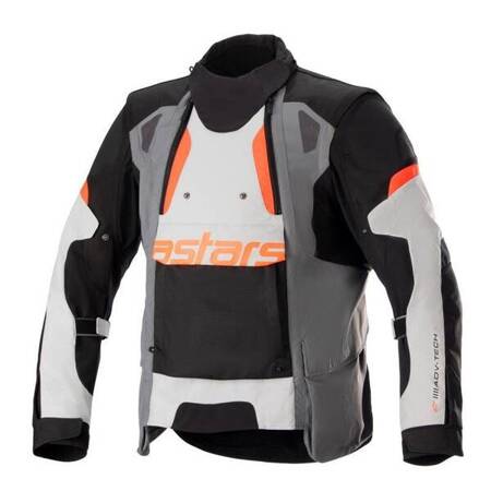 KURTKA TEKSTYLNA ALPINESTARS HALO DRYSTAR DARK GREY ICE GREY BLACK