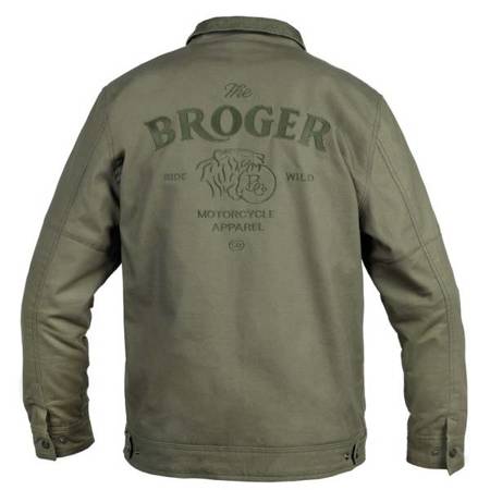 KURTKA TEKSTYLNA BROGER MONTANA OLIVE GREEN