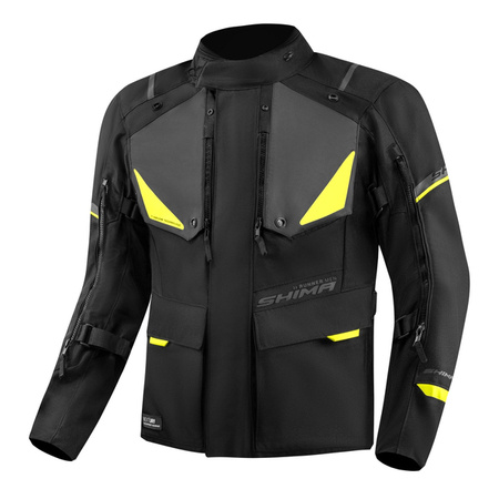 KURTKA TEKSTYLNA NA MOTOCYKL RUNNER MEN JKT FLUO SHIMA