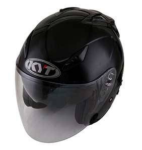 KYT HELLCAT KASK OTWARTY CZARNY SKUTER MIASTO