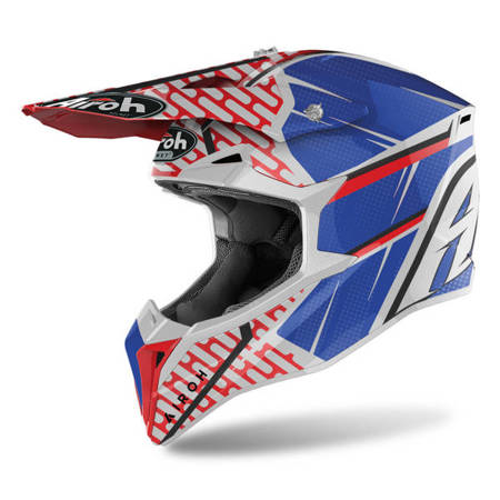 Kask Airoh Wraap Idol Red/Blue Gloss Matt