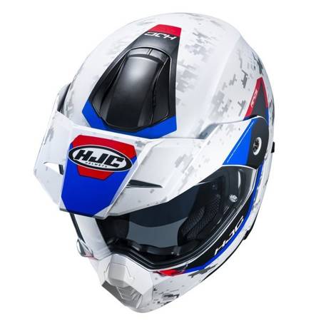 Kask Motocyklowy HJC C80 Bult White/Red/Blue