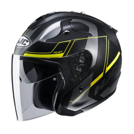 Kask Motocyklowy HJC FG-JET Komina Black/Yellow