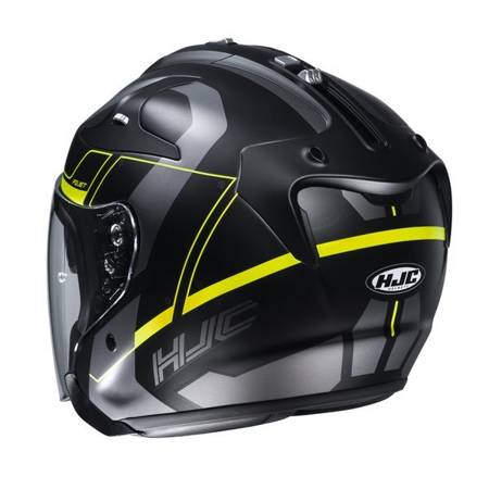 Kask Motocyklowy HJC FG-JET Komina Black/Yellow