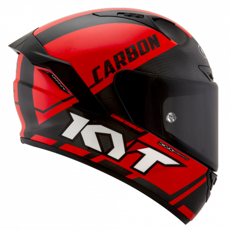 Kask Motocyklowy KYT NX RACE CARBON RACE-D czerwony fluo 