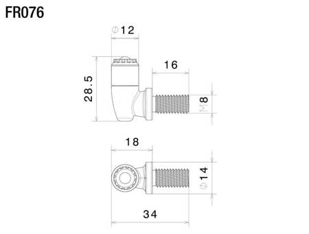 Kierunkowskazy Light Unit z uchwytem z technopolimeru