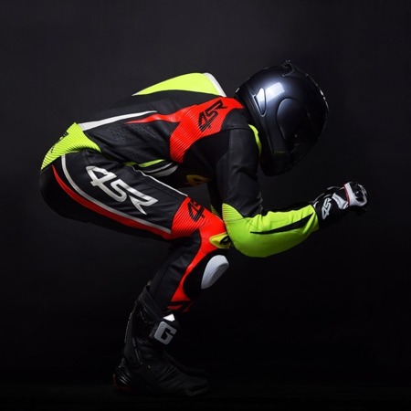 Kombinezon skórzany jednoczęściowy 4SR Racing Neon