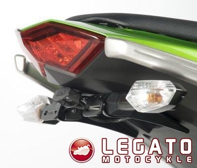 MOCOWANIE TABLICY REJESTRACYJNEJ KAWASAKI Z1000SX (NIE DLA WERSJI TOURING) BLACK