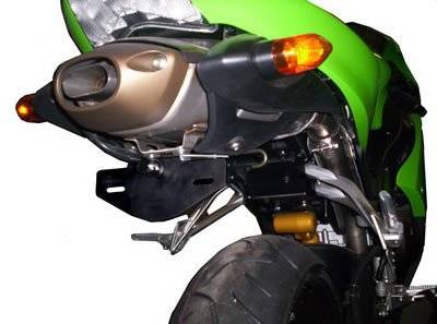 MOCOWANIE TABLICY REJESTRACYJNEJ RG RACING KAWASAKI ZX6-R 05-06 BLACK