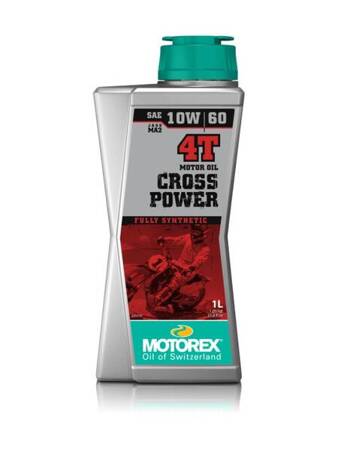 MOTOREX OLEJ CROSS POWER 4T 10W60 1L  SYNTETYCZNY