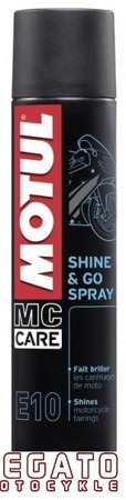 MOTUL E10 SHINE & GO SPRAY 0.400L - Additives, MSP, Coolants (ready to use) (103175)