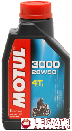 MOTUL Olej silnikowy 3000 20W50 4T 1L
 - Mineral (104048)